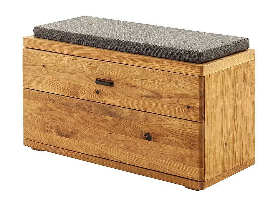 Sitzbank Dielenbank in Wildeichefarben echtholzfurniert