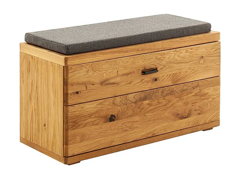 Sitzbank Dielenbank in Wildeichefarben echtholzfurniert