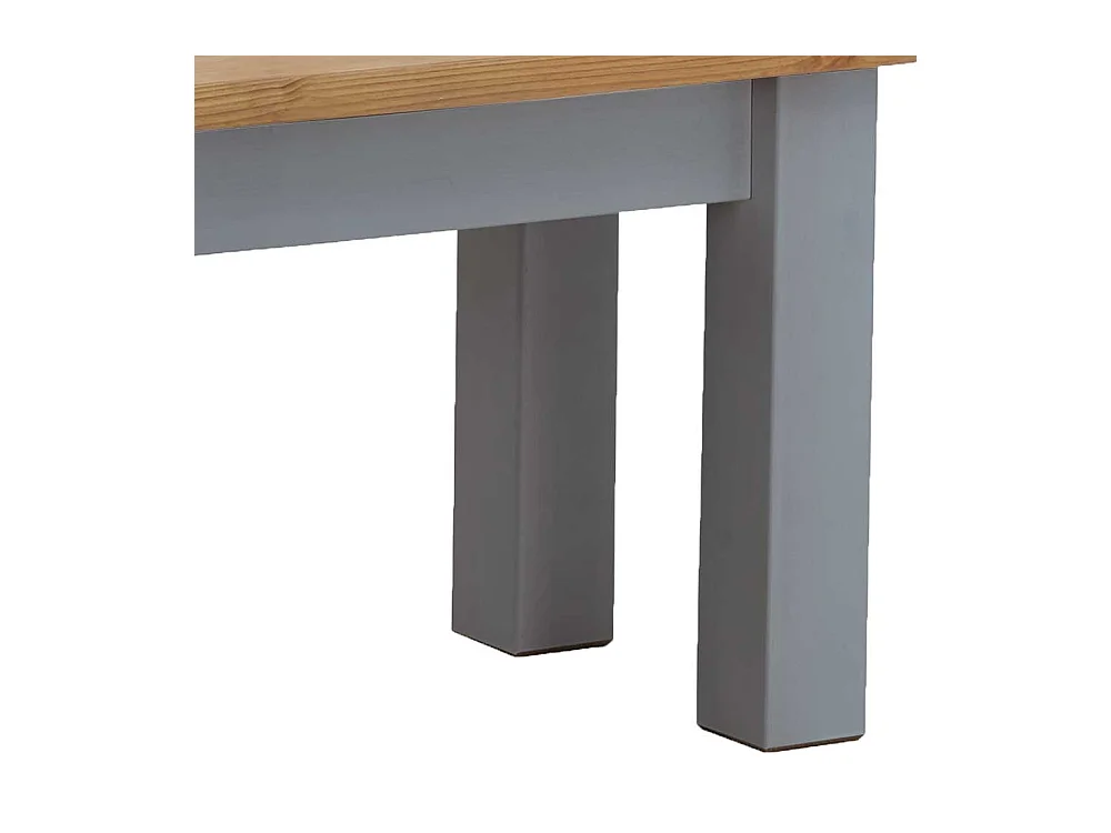 Sitzbank Holz massiv in Kiefer Grau und Laugenfarben 90 oder 110 cm