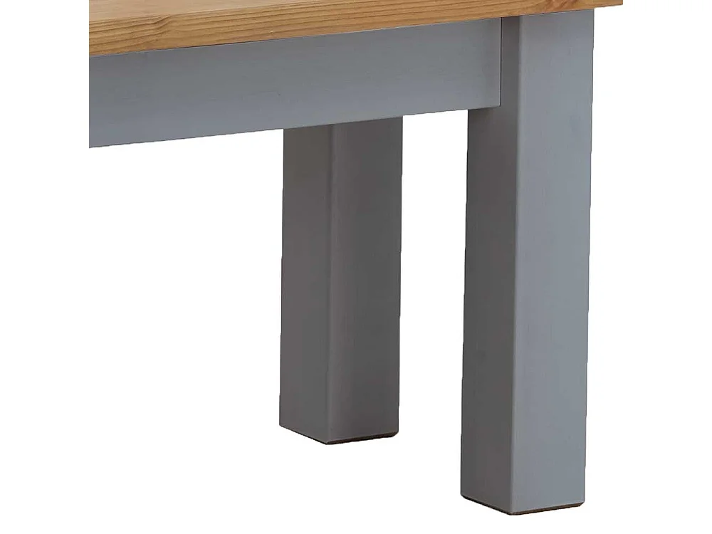 Sitzbank Holz massiv in Kiefer Grau und Laugenfarben 90 oder 110 cm