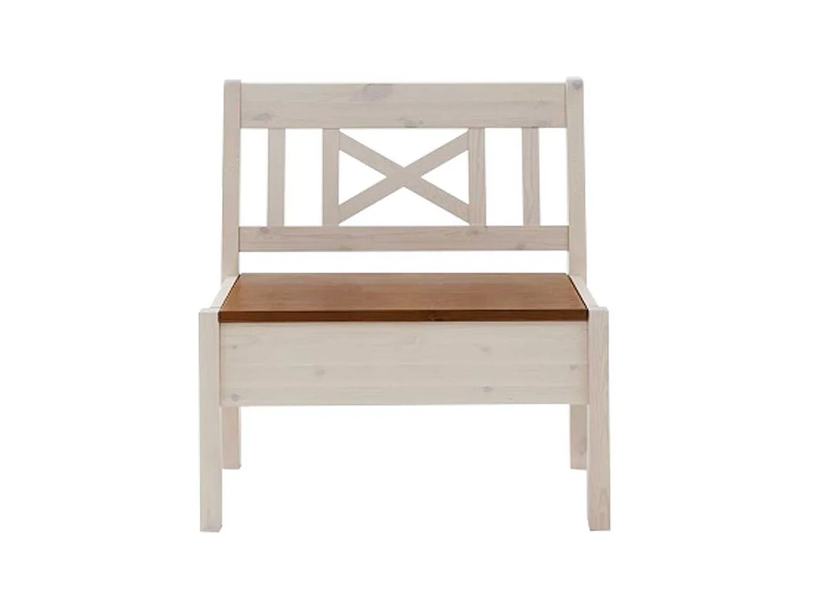 Kleine Sitzbank mit Stauraum Landhausstil