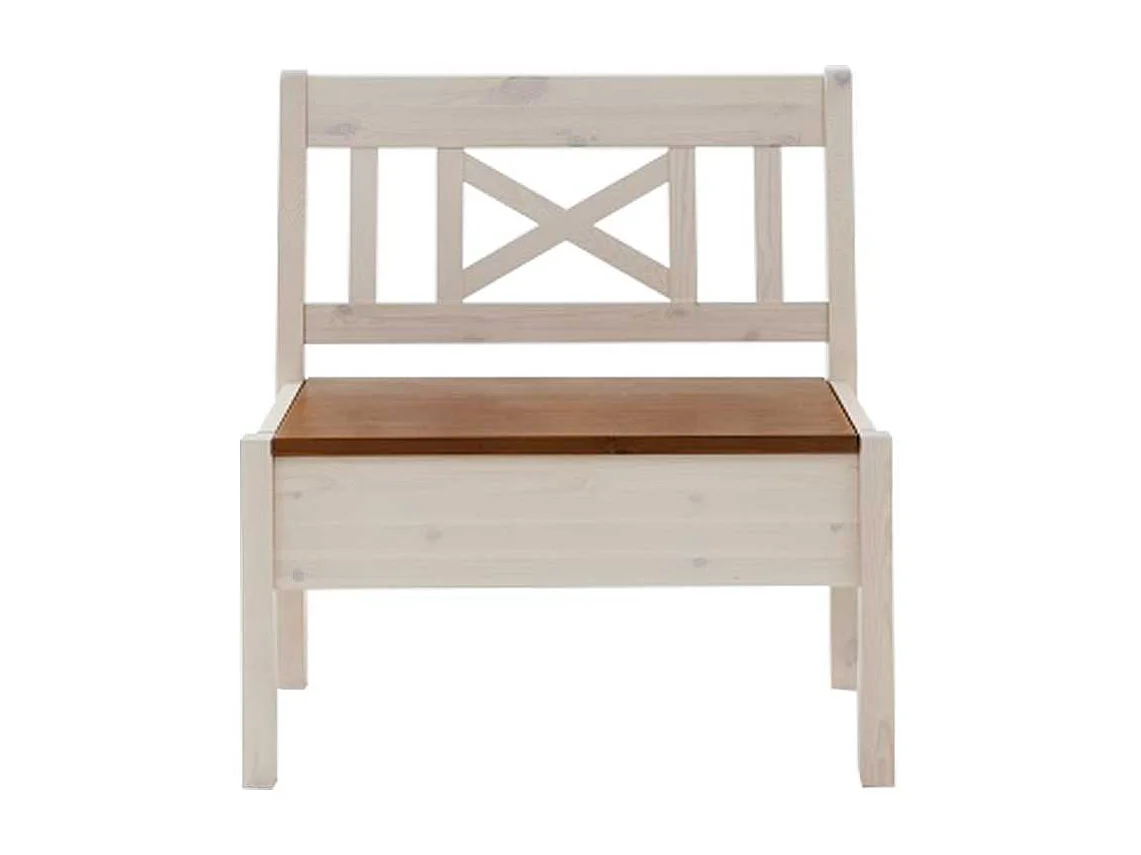 Kleine Sitzbank mit Stauraum Landhausstil