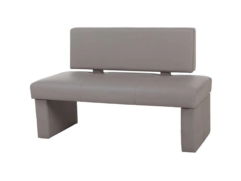 Sitzbank mit Rückenlehne Kunstleder