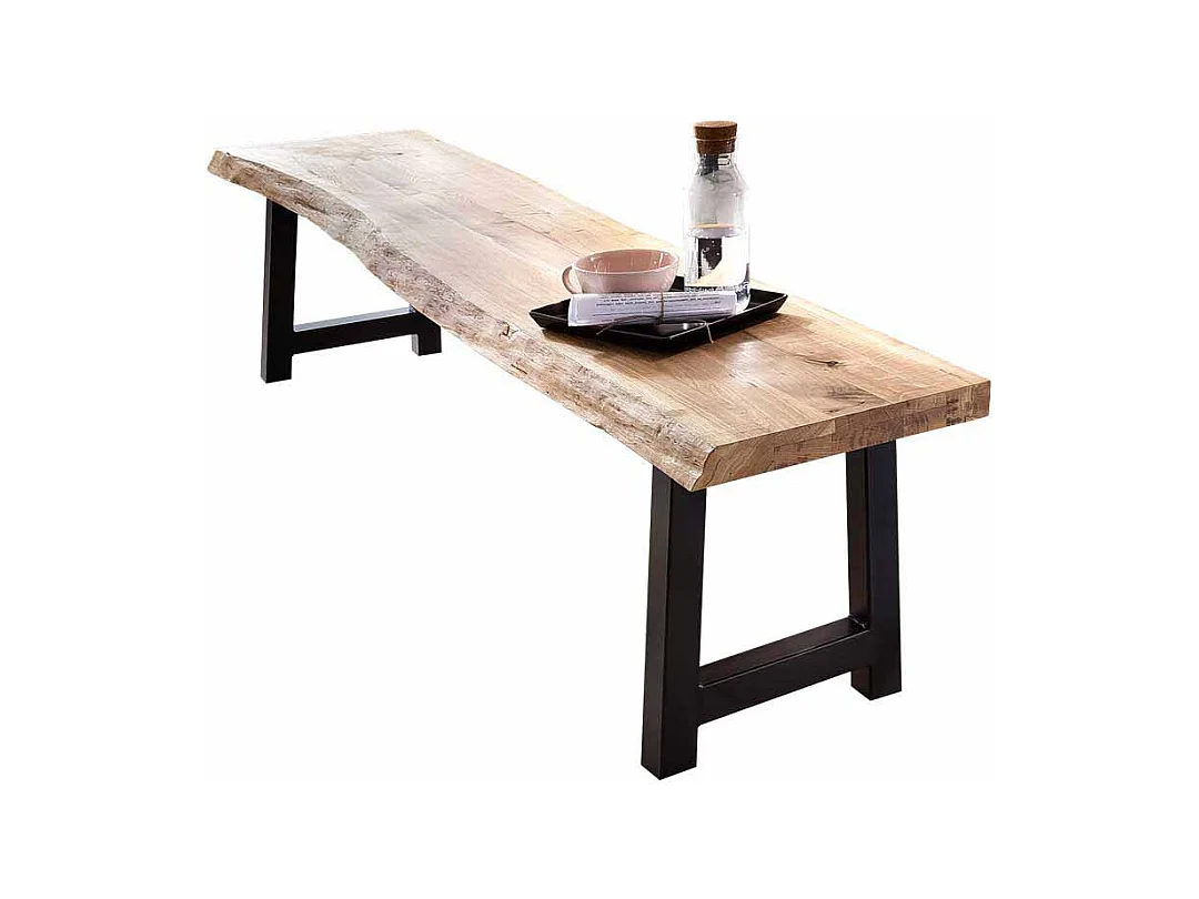 Essbank mit Baumkante ohne Lehne