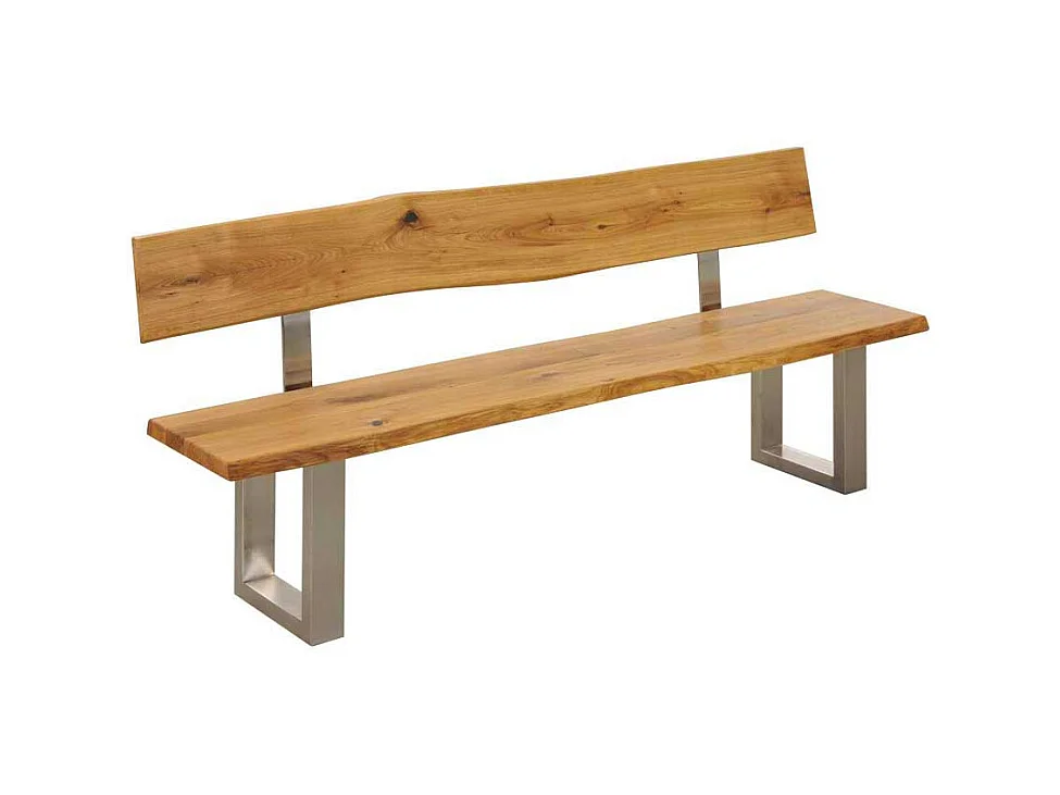 Essbank mit Baumkante Rückenlehne