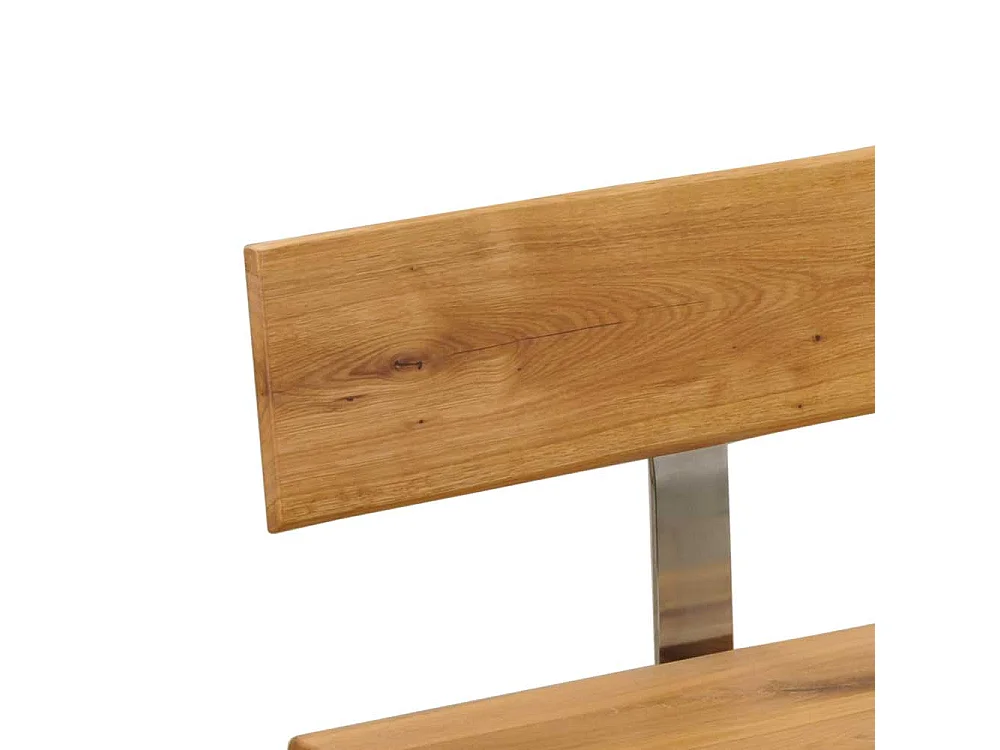 Essbank mit Baumkante Rückenlehne