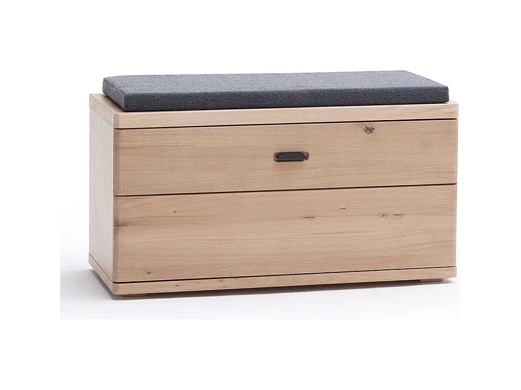 Flurbank in Eiche Bianco furniert Klappe