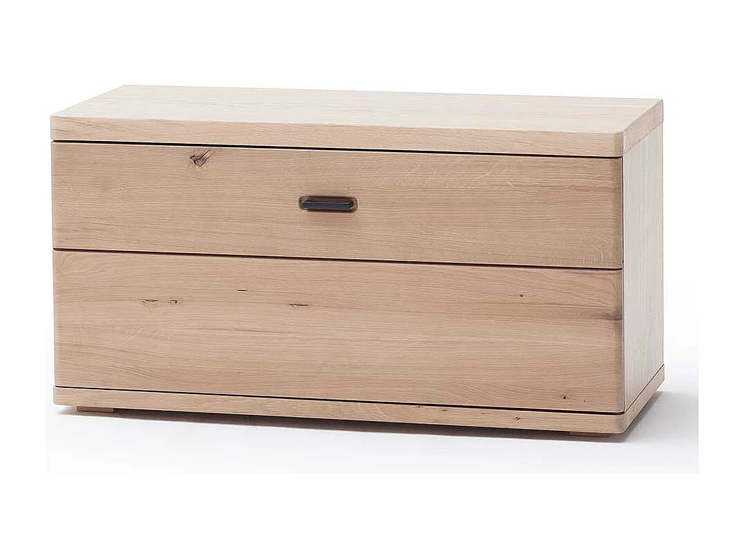 Flurbank in Eiche Bianco furniert Klappe