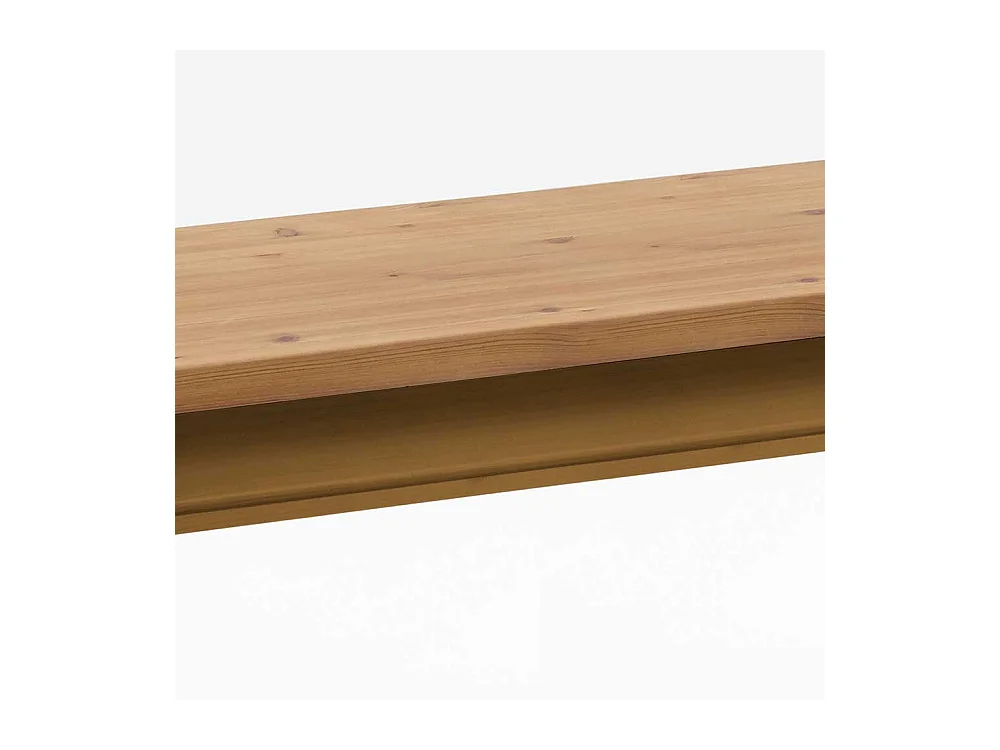 Esstischbank aus Kiefer massiv in Laugenfarben 46 cm Sitzhöhe