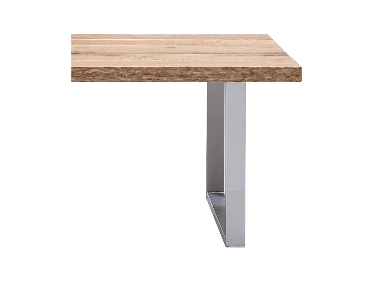 Massivholzbank aus Kernbuche Eisen