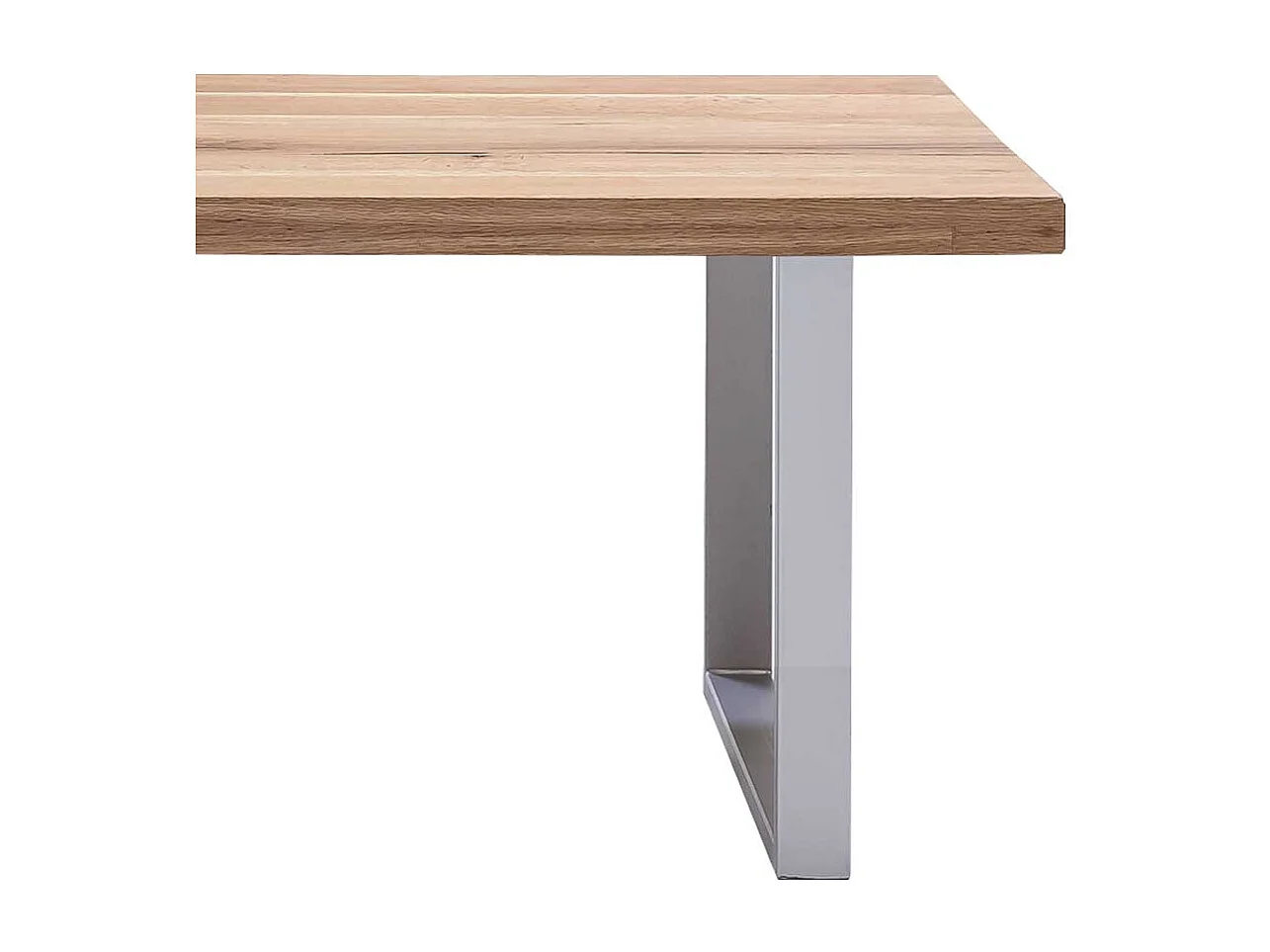 Massivholzbank aus Kernbuche Eisen