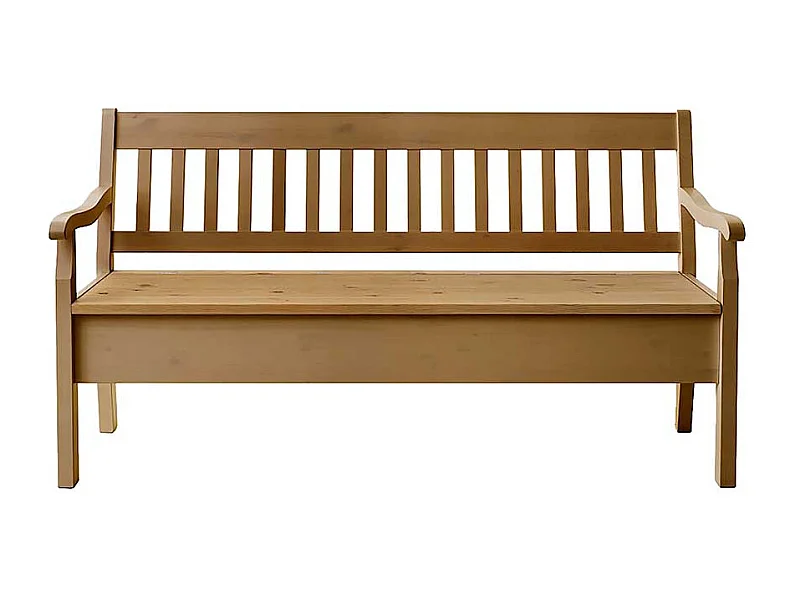 Esszimmerbank mit Stauraum Kiefer Massivholz