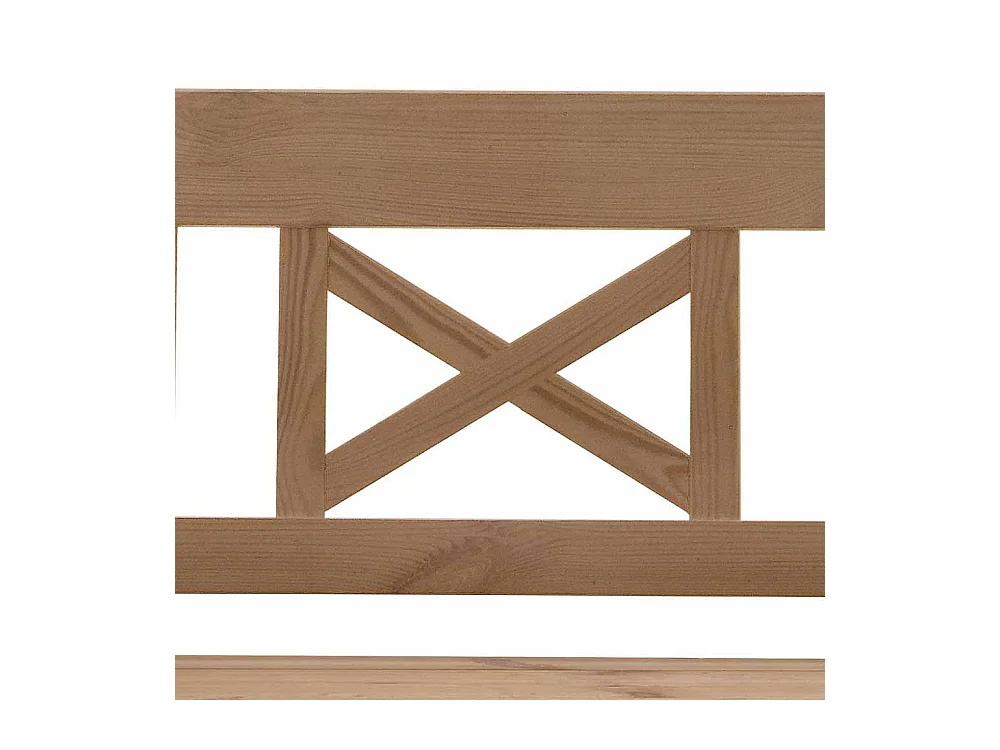 Massivholzbank mit Stauraum Kiefer geölt und gebeizt