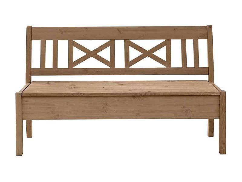 Esszimmerbank mit Stauraum Kiefer Massivholz