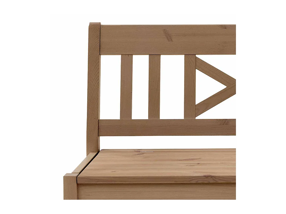 Esszimmerbank mit Stauraum Kiefer Massivholz