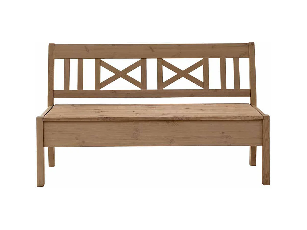 Esszimmerbank mit Stauraum Kiefer Massivholz