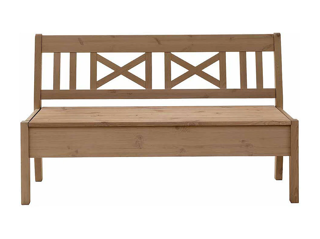 Esszimmerbank mit Stauraum Kiefer Massivholz