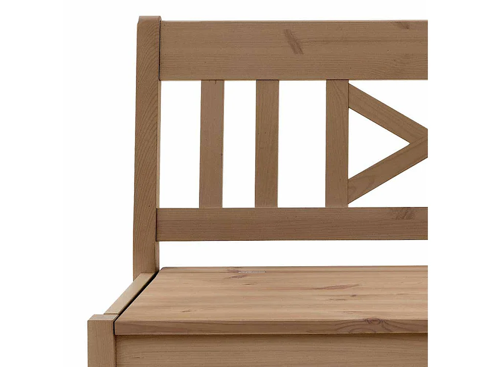 Esszimmerbank mit Stauraum Kiefer Massivholz