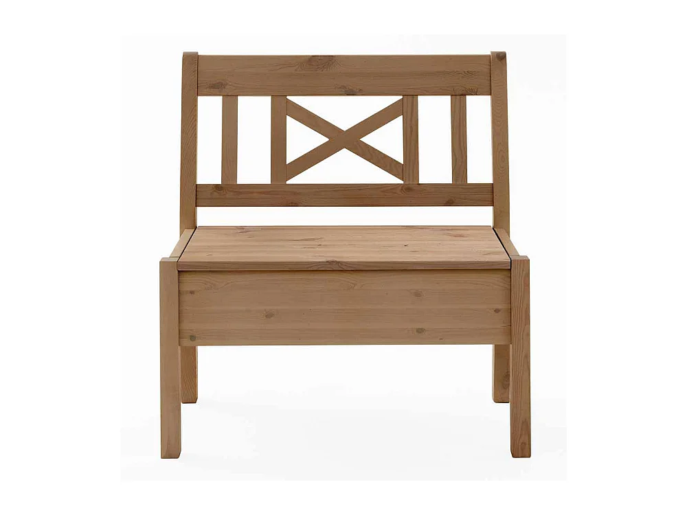 Truhenbank aus Kiefer Massivholz Landhaus