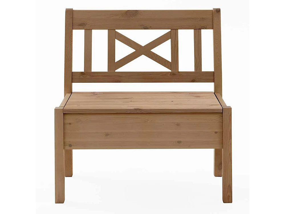 Truhenbank aus Kiefer Massivholz Landhaus