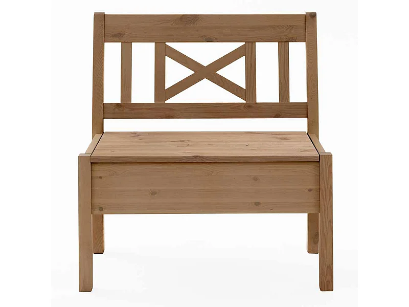 Truhenbank aus Kiefer Massivholz Landhaus