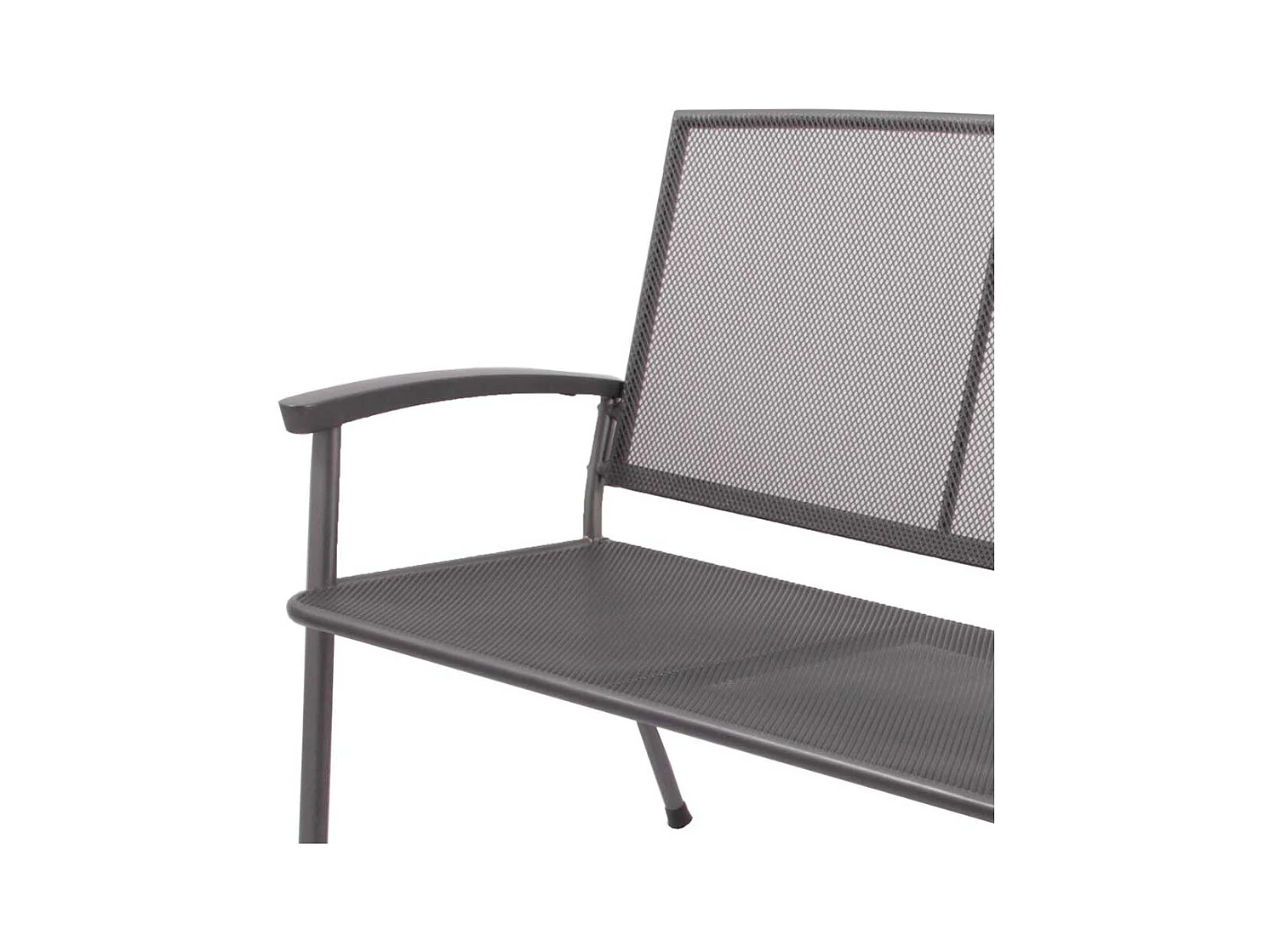 Terrassenbank aus Alu Armlehnen