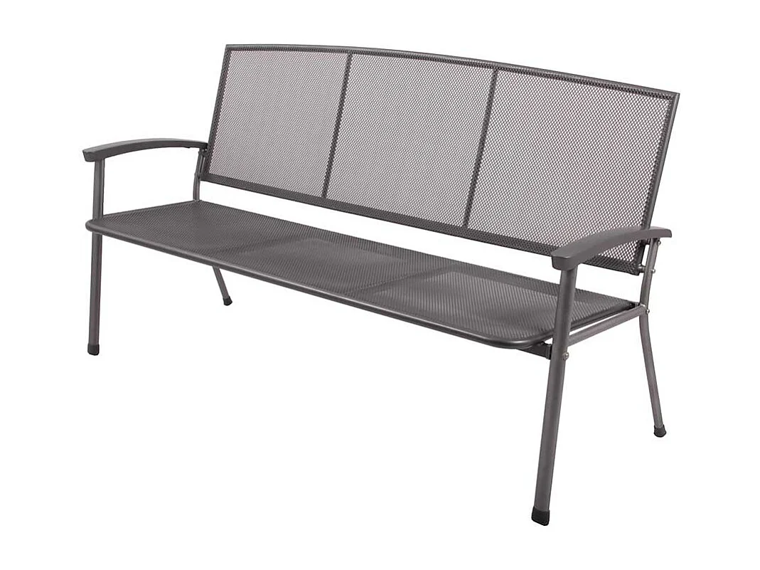 Terrassenbank aus Alu Armlehnen