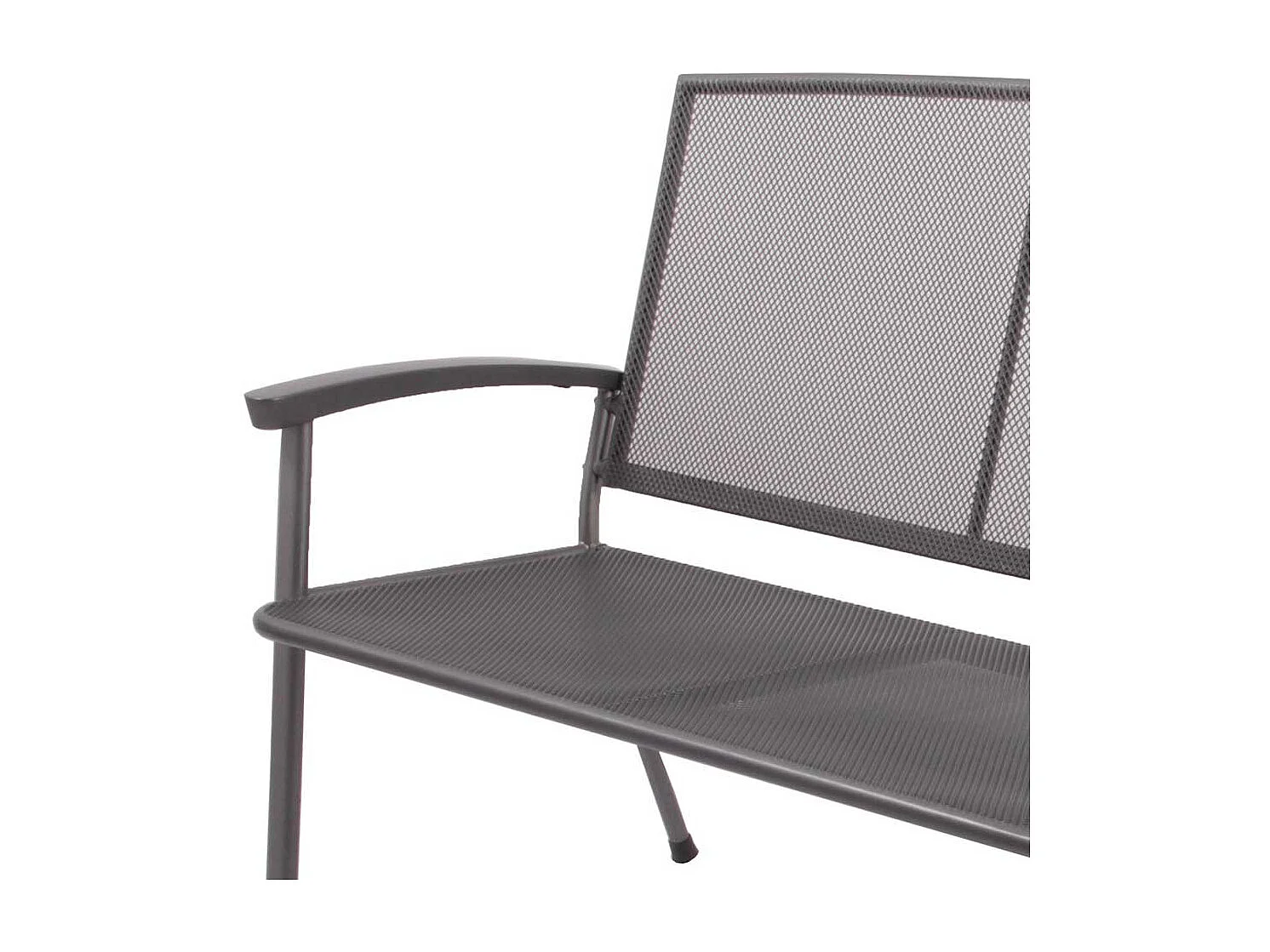 Terrassenbank aus Alu Armlehnen