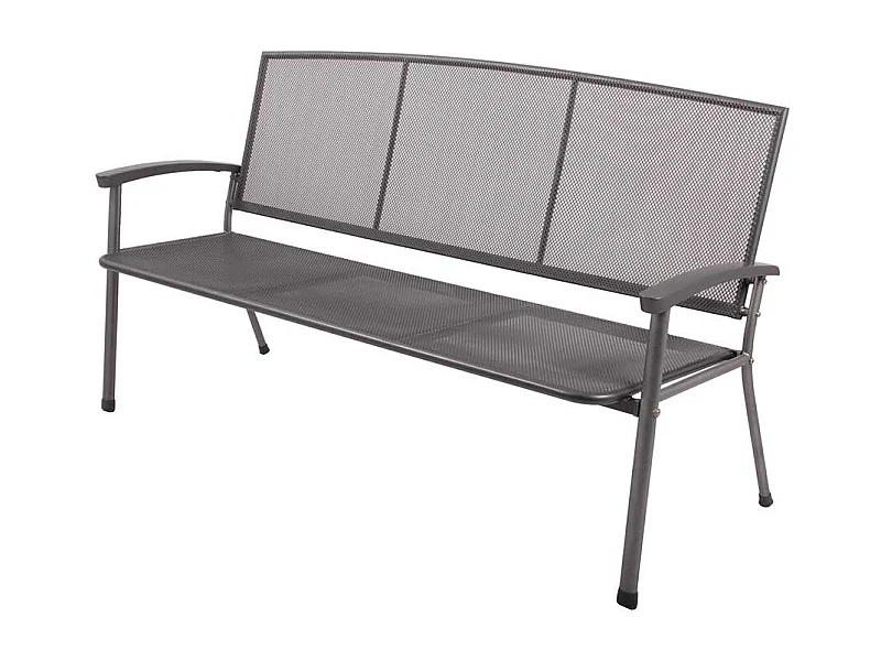 Terrassenbank aus Alu Armlehnen