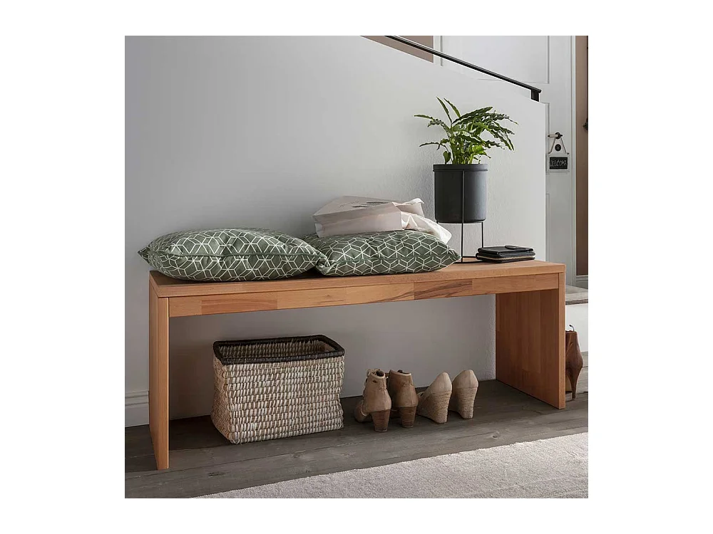 Massivholzbank Buche geölt 45 cm Sitzhöhe