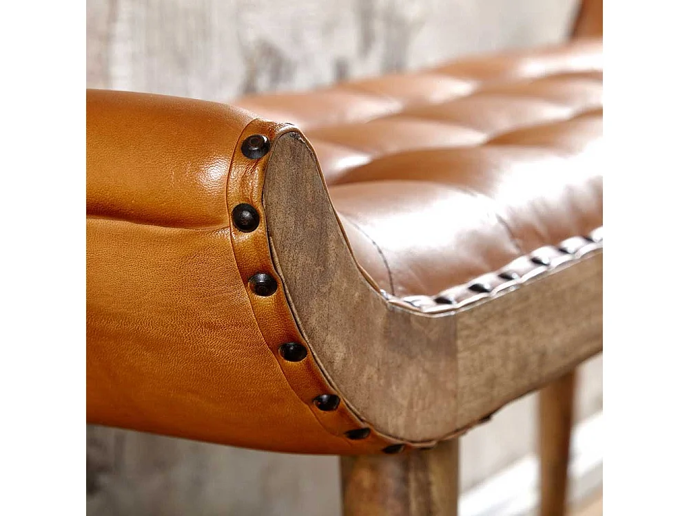 Rustikale Landhaus Ankleidebank 125 cm breit 47 cm Sitzhöhe