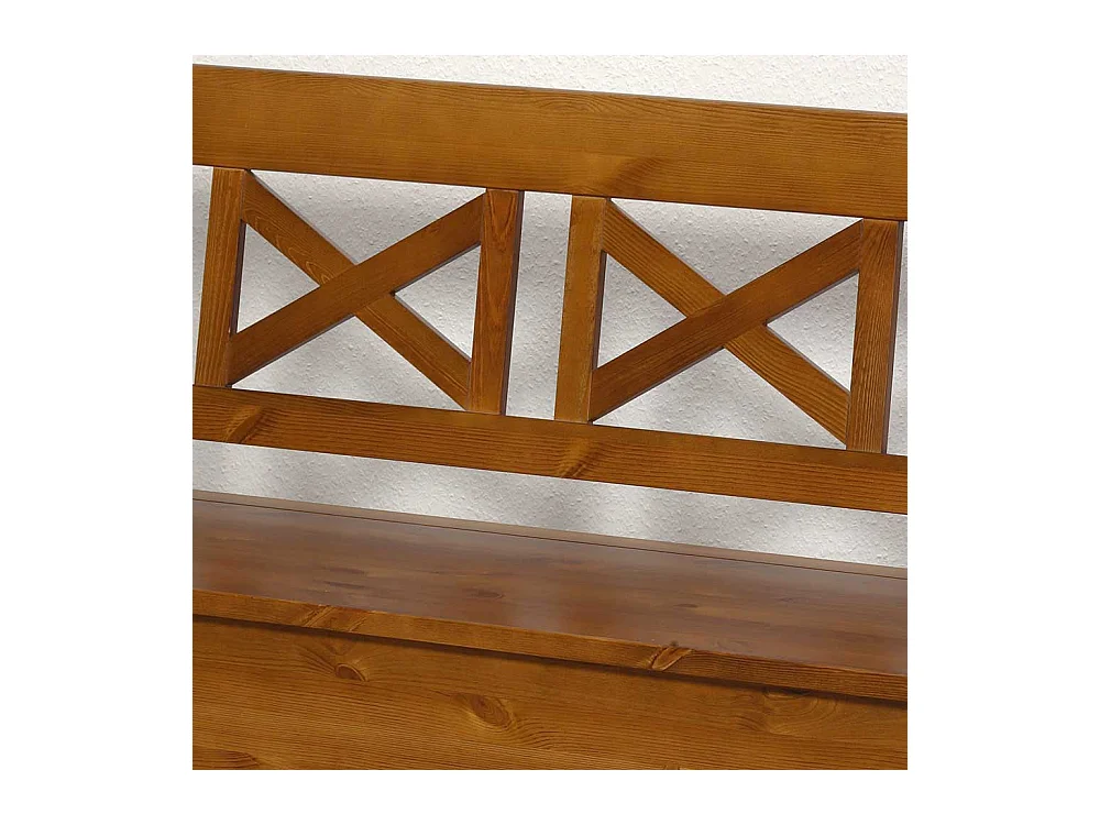 Esszimmerbank in Braun Kiefer Massivholz