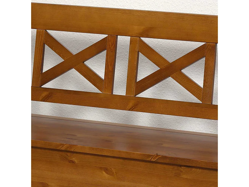 Esszimmerbank in Braun Kiefer Massivholz