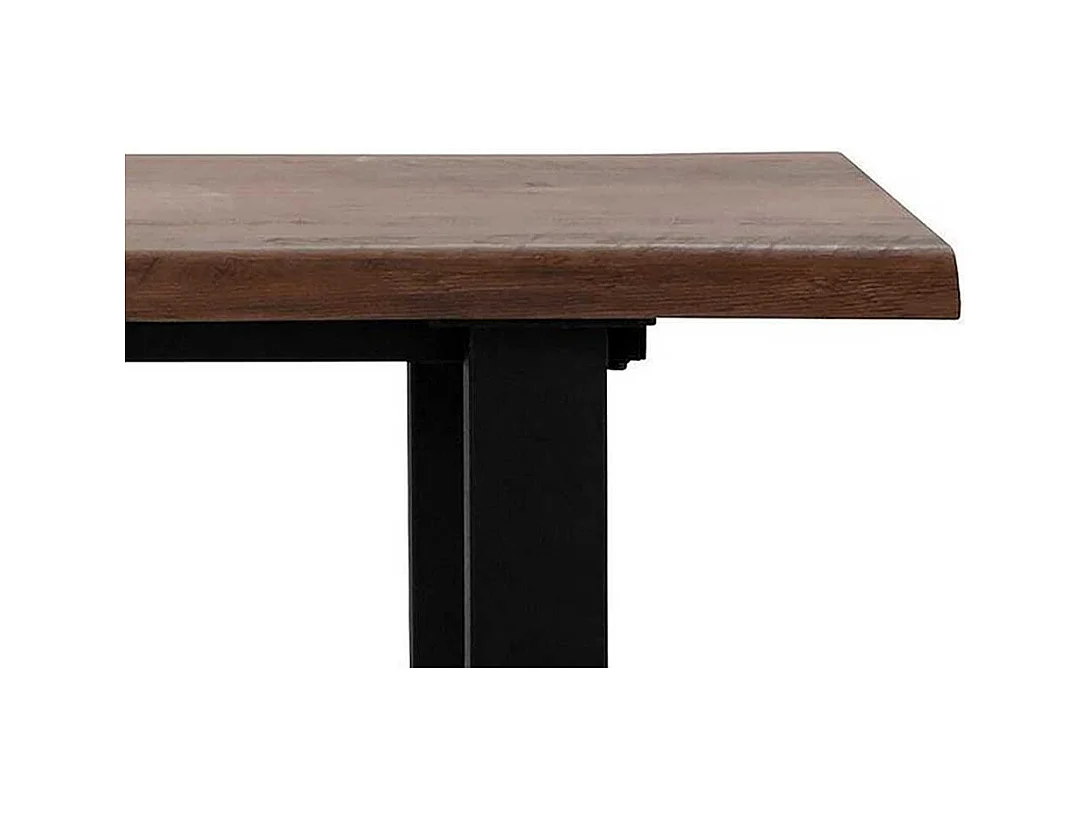 Sitzbank Esszimmer im Industry und Loft Stil Bügelgestell aus Metall