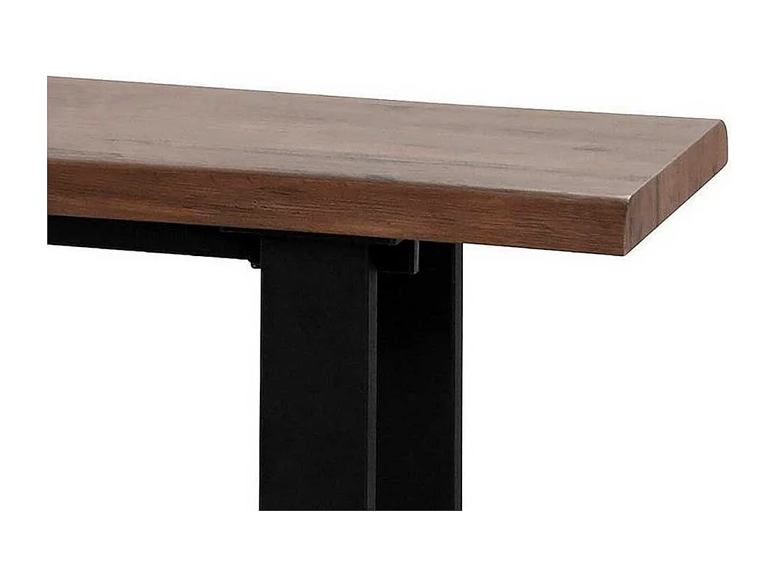 Sitzbank Esszimmer im Industry und Loft Stil Bügelgestell aus Metall