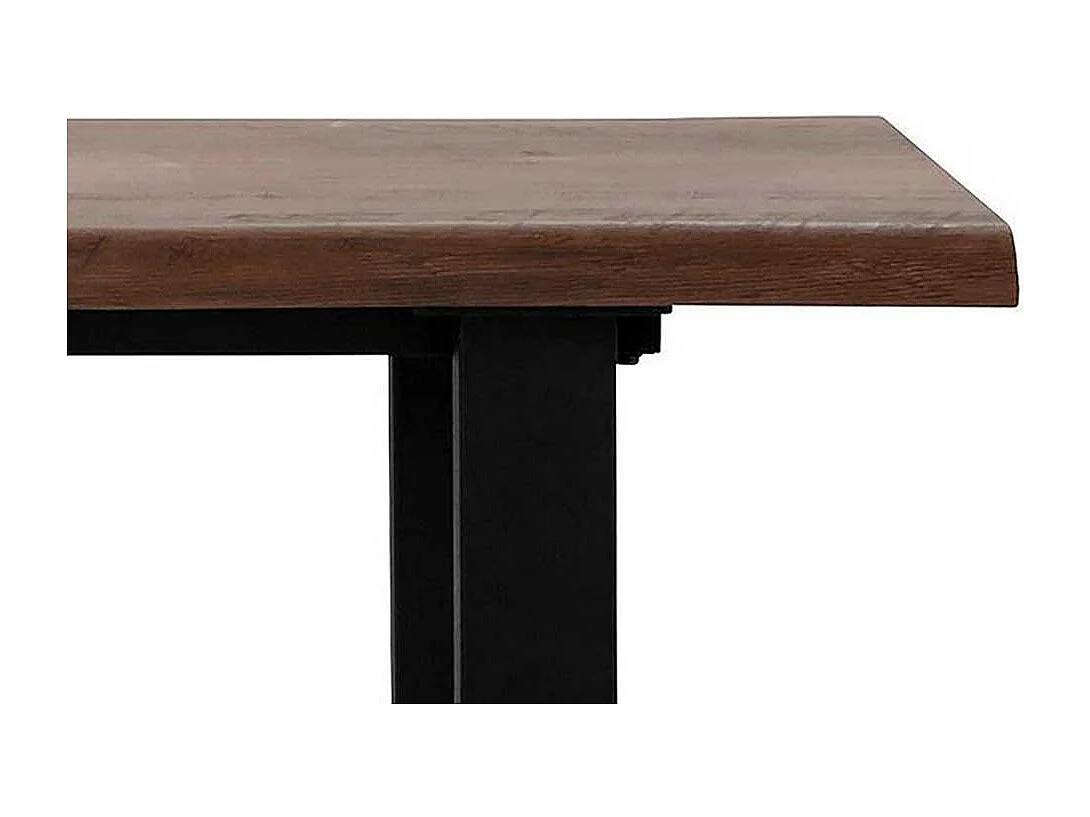 Sitzbank Esszimmer im Industry und Loft Stil Bügelgestell aus Metall