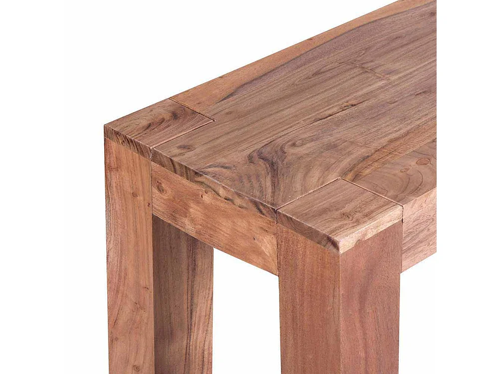 Sitzbank Esszimmer ohne Rückenlehne Akazie Massivholz