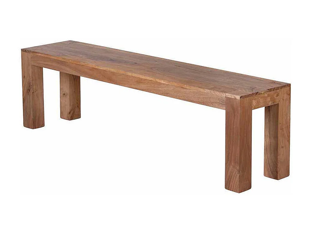 Sitzbank Esszimmer ohne Rückenlehne Akazie Massivholz