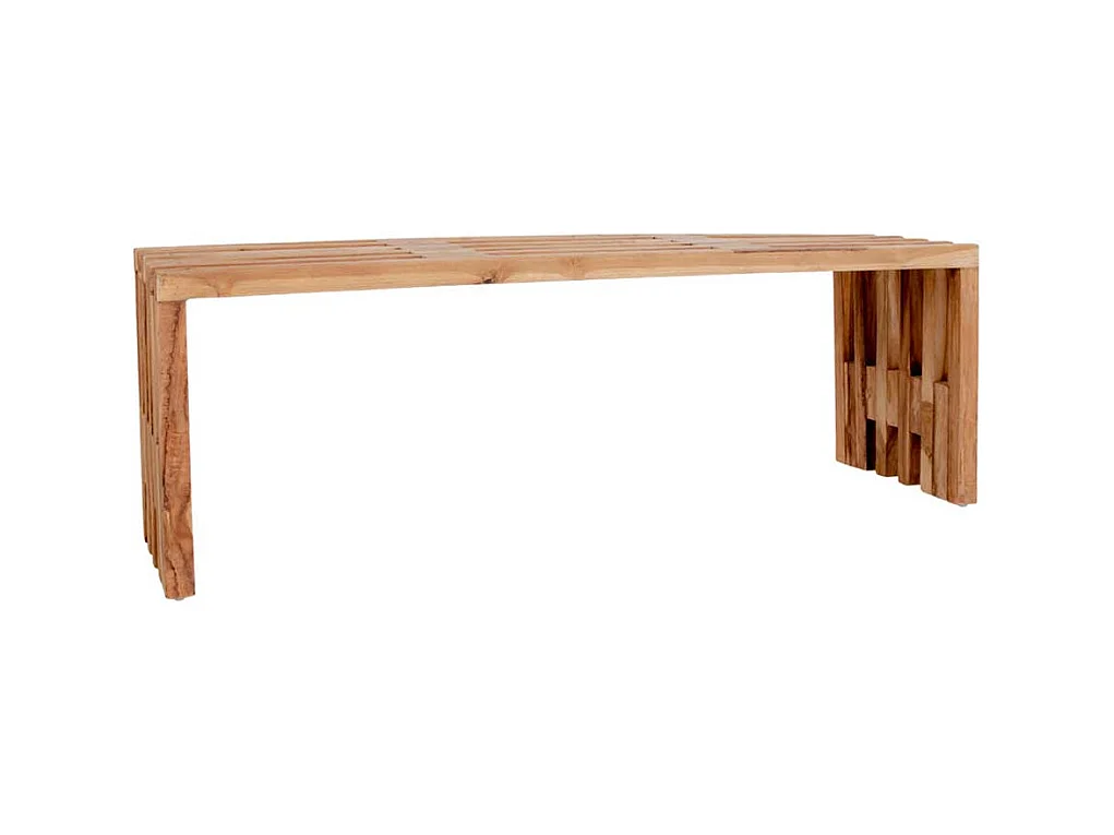 Sitzbank aus Teak Massivholz 140 cm breit