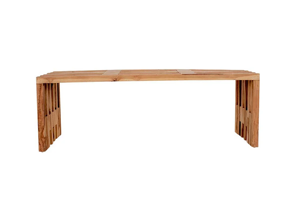Sitzbank aus Teak Massivholz 140 cm breit