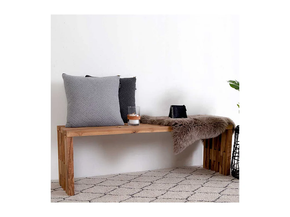 Sitzbank aus Teak Massivholz 140 cm breit