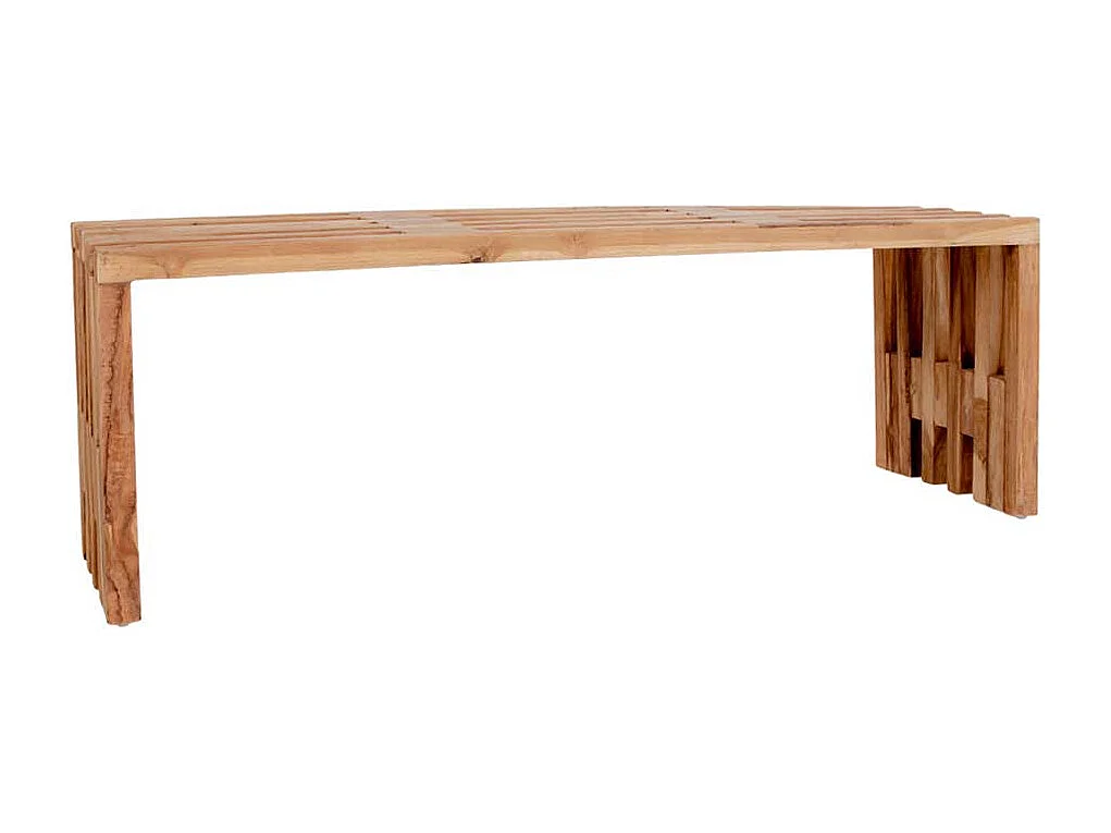 Sitzbank aus Teak Massivholz 140 cm breit