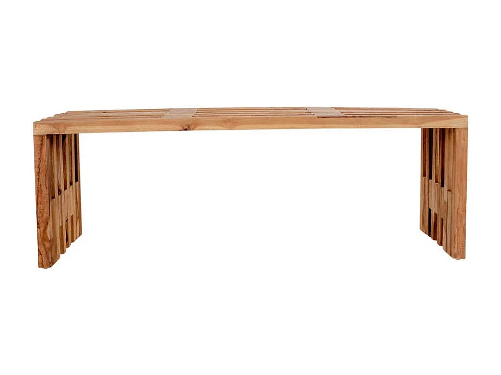 Sitzbank aus Teak Massivholz 140 cm breit