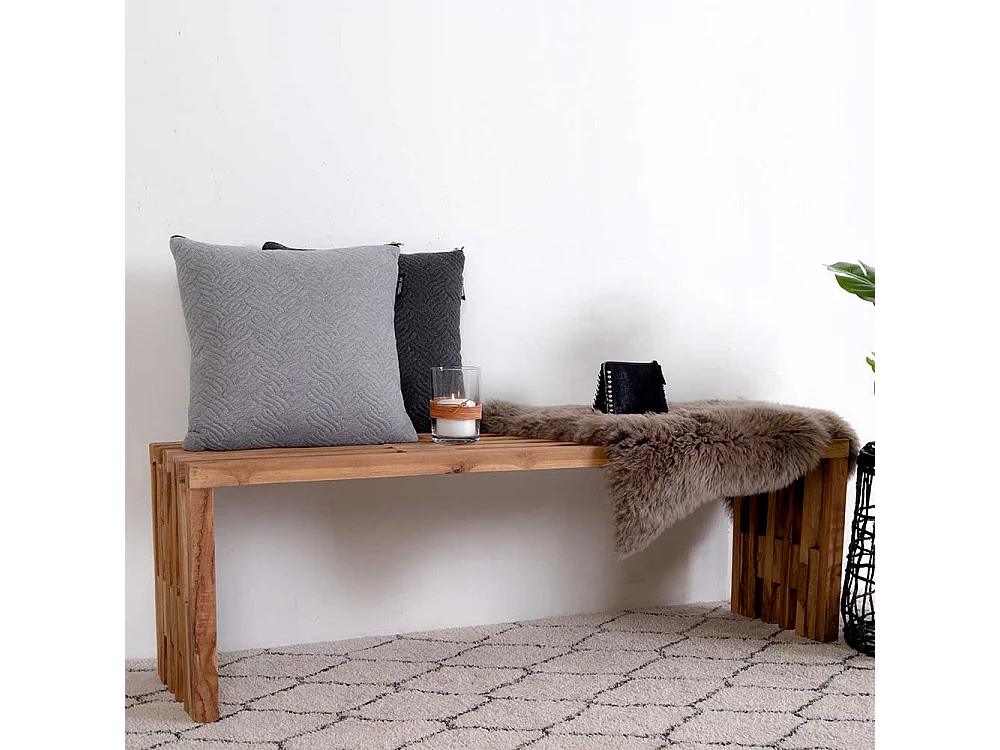 Sitzbank aus Teak Massivholz 140 cm breit