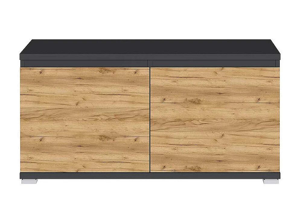 Garderobensitzbank in Wildeichefarben und Anthrazit Made in Germany