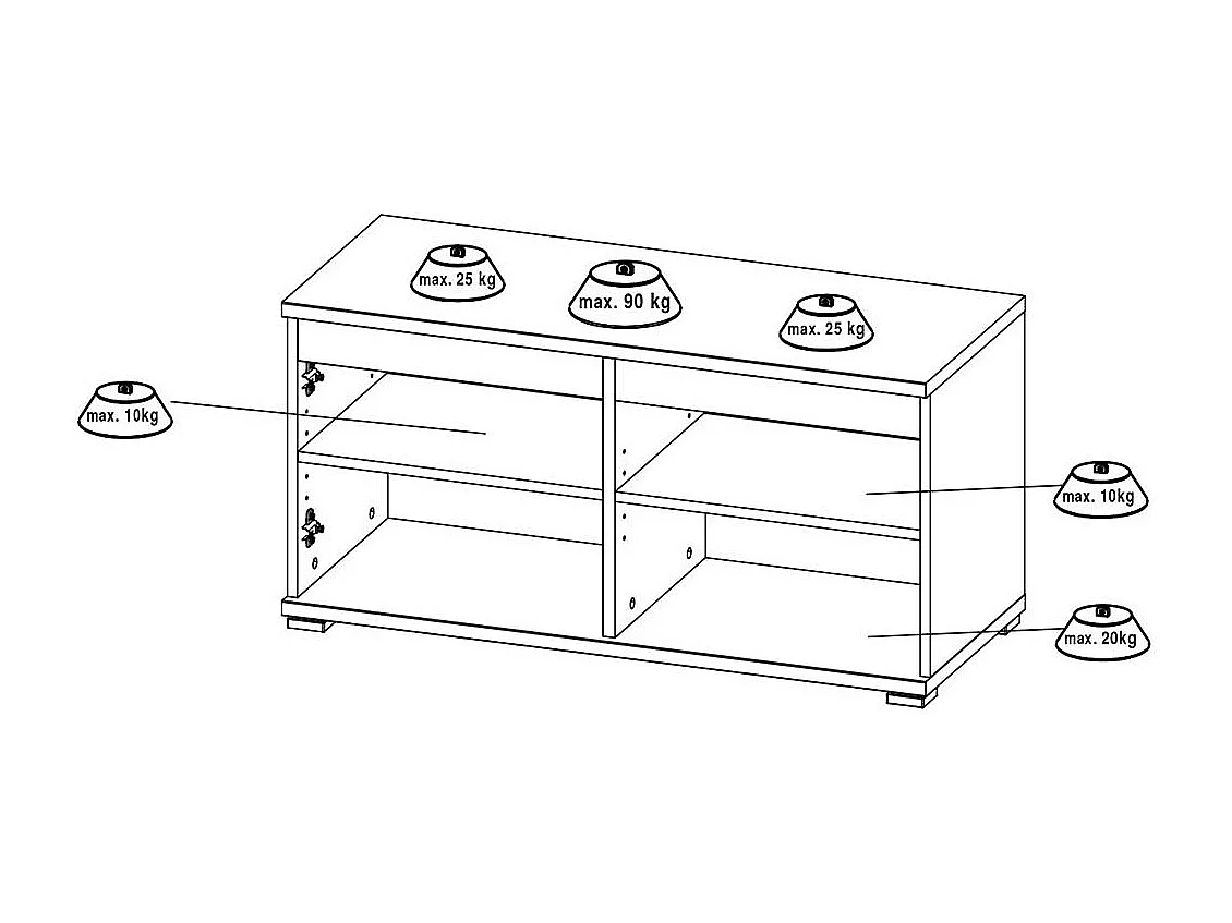 Garderobensitzbank in Wildeichefarben und Anthrazit Made in Germany