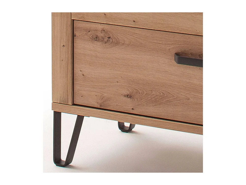 Sitzbank Dielenbank in Wildeichefarben 38 cm tief