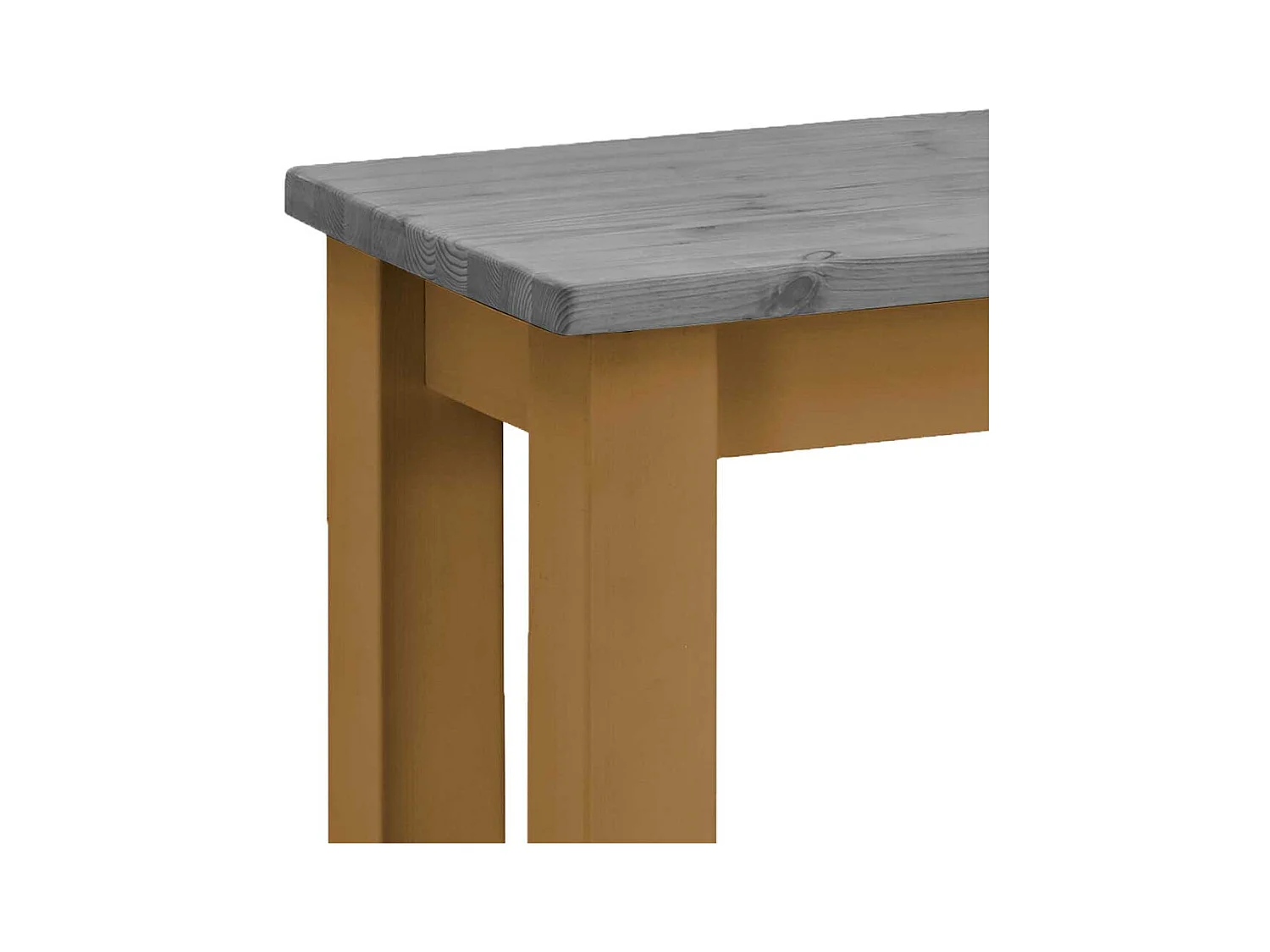 Kiefer Massivholz Küchenbank in Grau und Laugenfarben 90 cm oder 110 cm