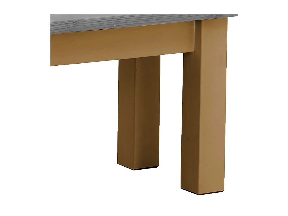 Kiefer Massivholz Küchenbank in Grau und Laugenfarben 90 cm oder 110 cm