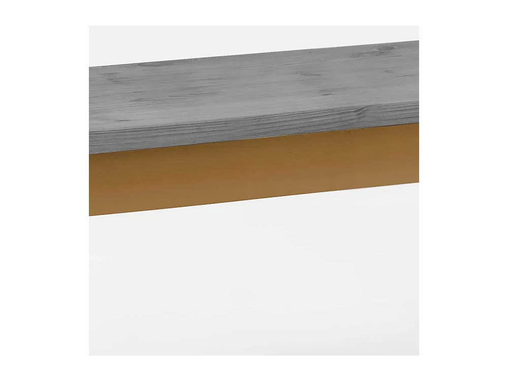 Kiefer Massivholz Küchenbank in Grau und Laugenfarben 90 cm oder 110 cm